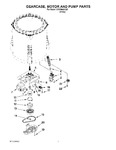 Diagram for 04 - Gearcase, Motor And Pump Parts