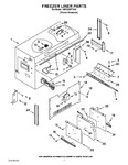 Diagram for 05 - Freezer Liner Parts