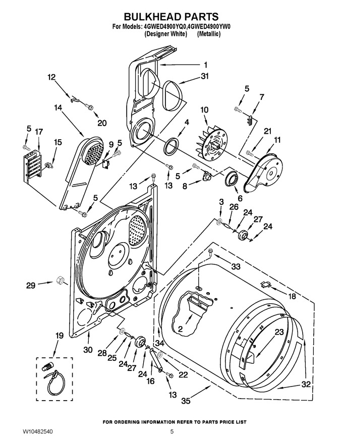Diagram for 4GWED4900YQ0