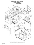 Diagram for 05 - Freezer Liner Parts