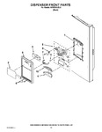 Diagram for 08 - Dispenser Front Parts