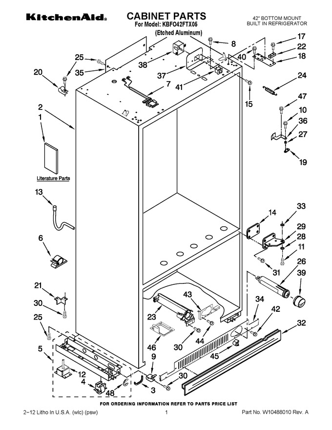 Diagram for KBFO42FTX05