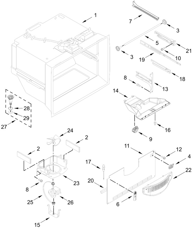 Diagram for WRB329RFBM06