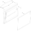 Diagram for Freezer Door Parts
