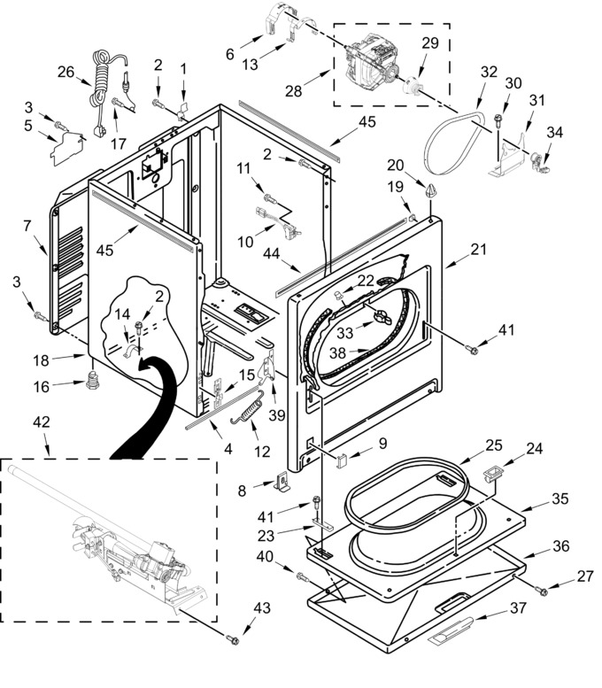 Diagram for WGD4307SW0