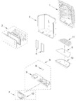 Diagram for Dispenser Front Parts