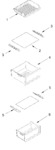 Diagram for Freezer Shelf Parts