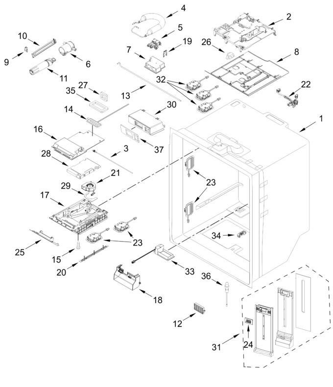 Diagram for WRF757SDHV08