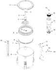 Diagram for Basket And Tub Parts