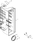 Diagram for Refrigerator Liner Parts