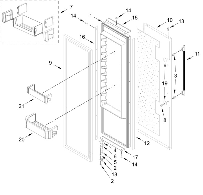 Diagram for KBSD748SPS00