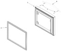 Diagram for Freezer Door Parts
