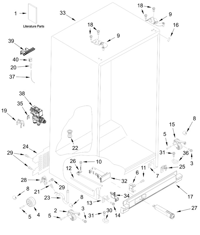 Diagram for WRS325SDHW00
