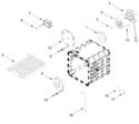 Diagram for Internal Oven Parts (18 In)