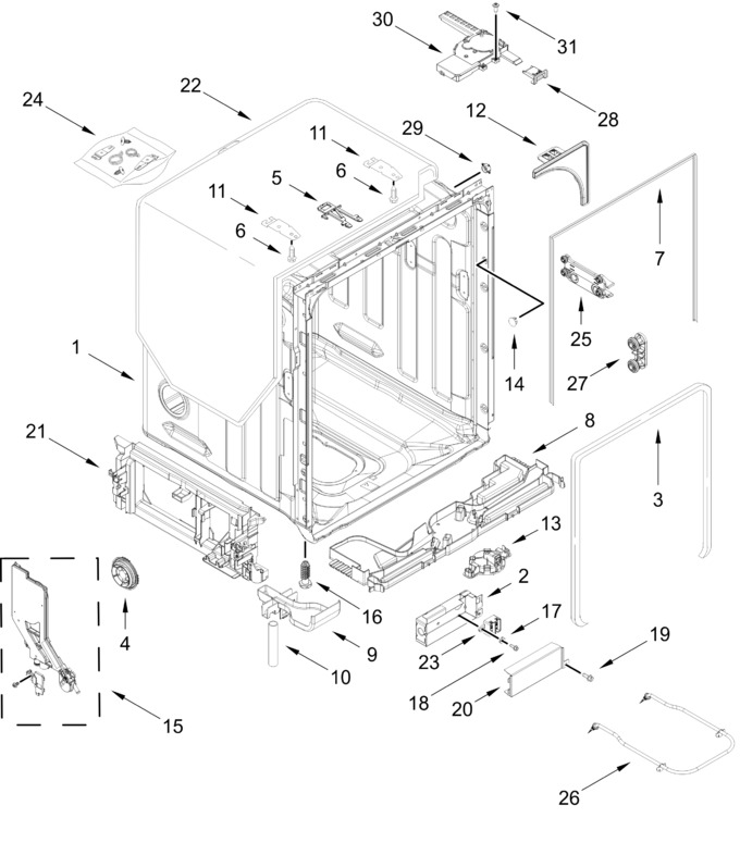 Diagram for KDTS464SPS0