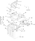Diagram for Top And Cabinet Parts