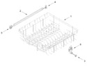 Diagram for Upper Rack And Track Parts