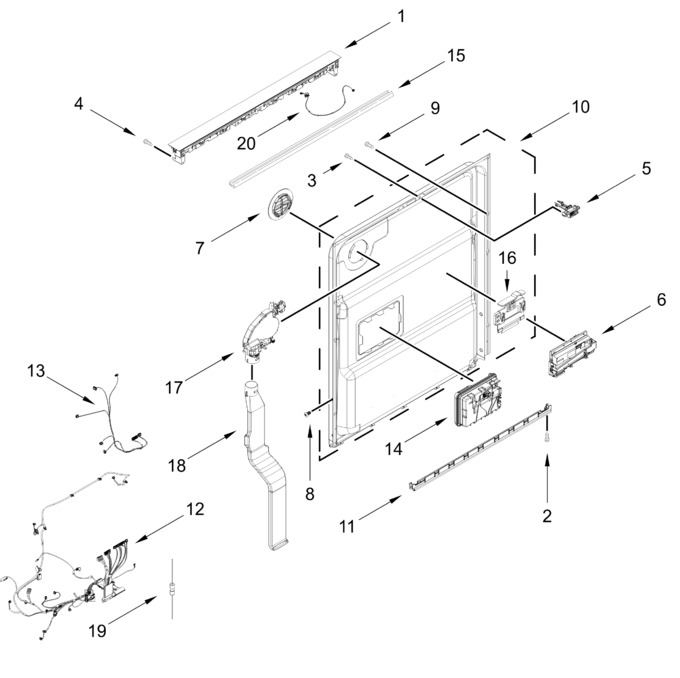 Diagram for KDTS624SBE0