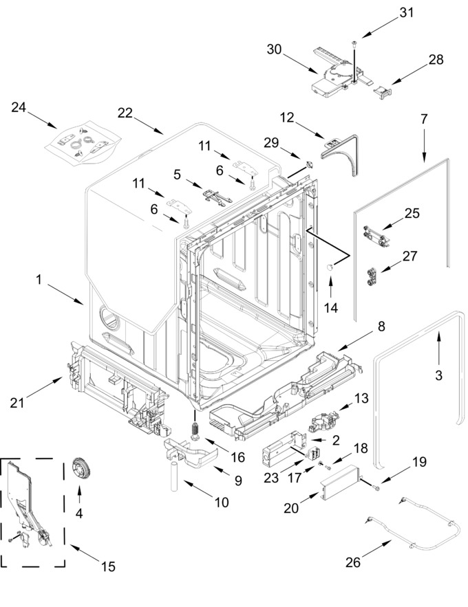 Diagram for KDTS624SBE0