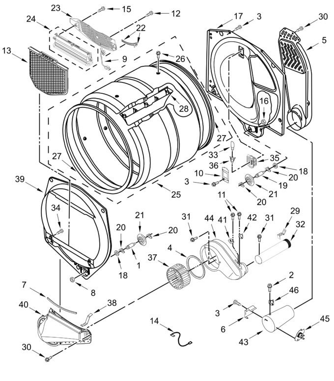 Diagram for MGDP585GW0