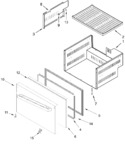 Diagram for Lower Drawer Parts