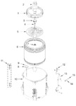 Diagram for Basket And Tub Parts