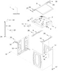 Diagram for Top And Cabinet Parts