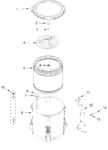 Diagram for Basket And Tub Parts