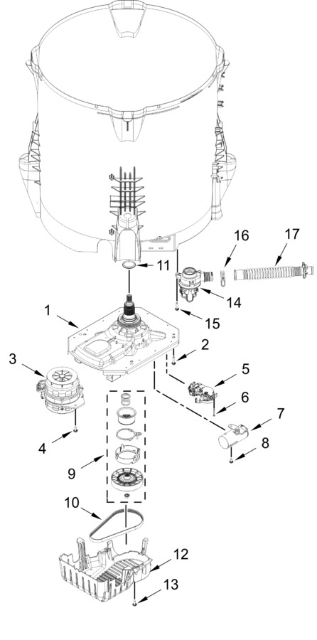 Diagram for WTW5025SW0