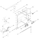 Diagram for Control Panel And Inner Door Parts