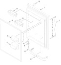 Diagram for Refrigerator Door Parts