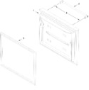 Diagram for Freezer Door Parts
