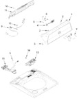 Diagram for Console And Water Inlet Parts
