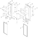 Diagram for Refrigerator Door Parts