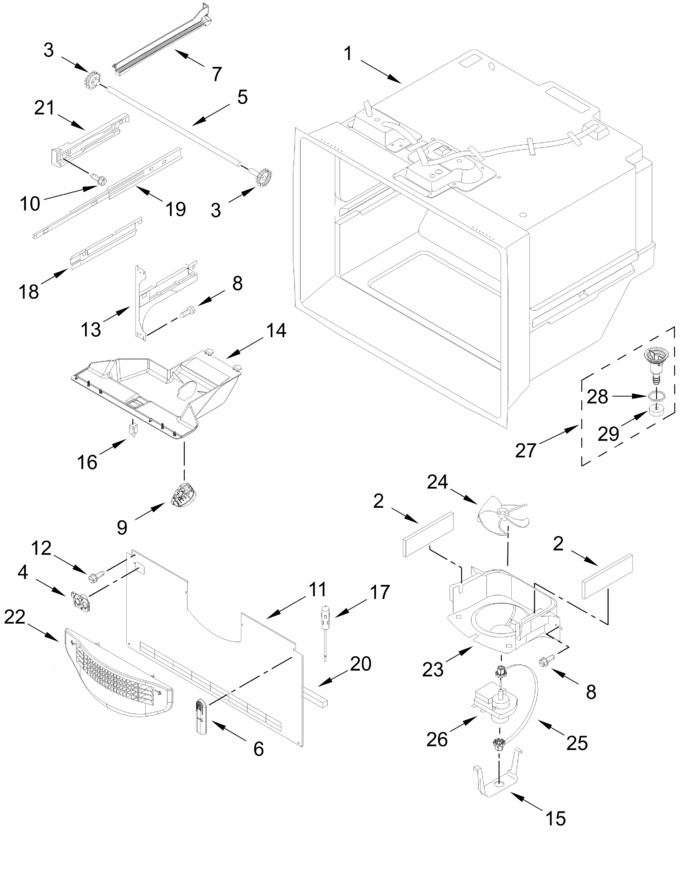 Diagram for WRB329DFBW06