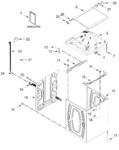 Diagram for Top And Cabinet Parts