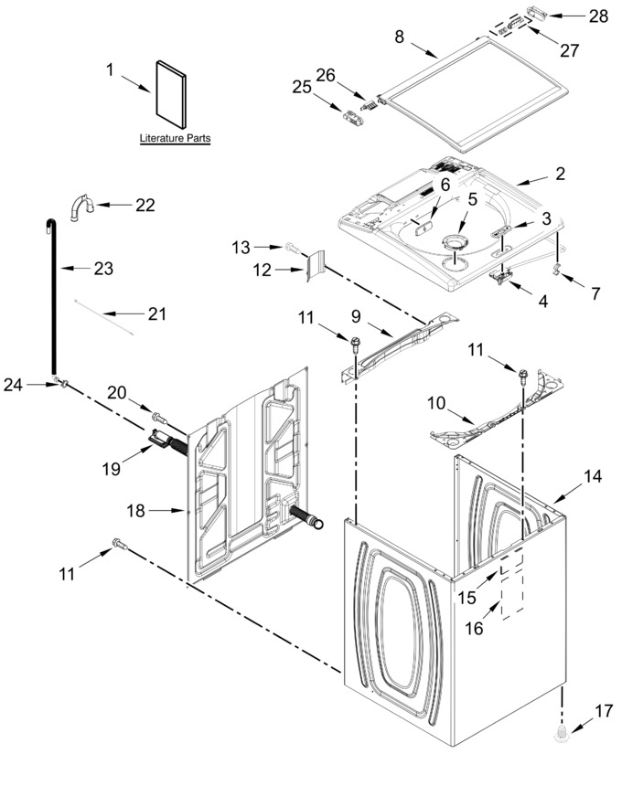 Diagram for WTW5057LW0