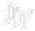 Diagram for Refrigerator Door Parts