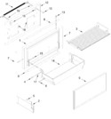 Diagram for Freezer Door And Basket Parts