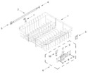 Diagram for Upper Rack And Track Parts