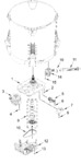 Diagram for Gearcase, Motor And Pump Parts