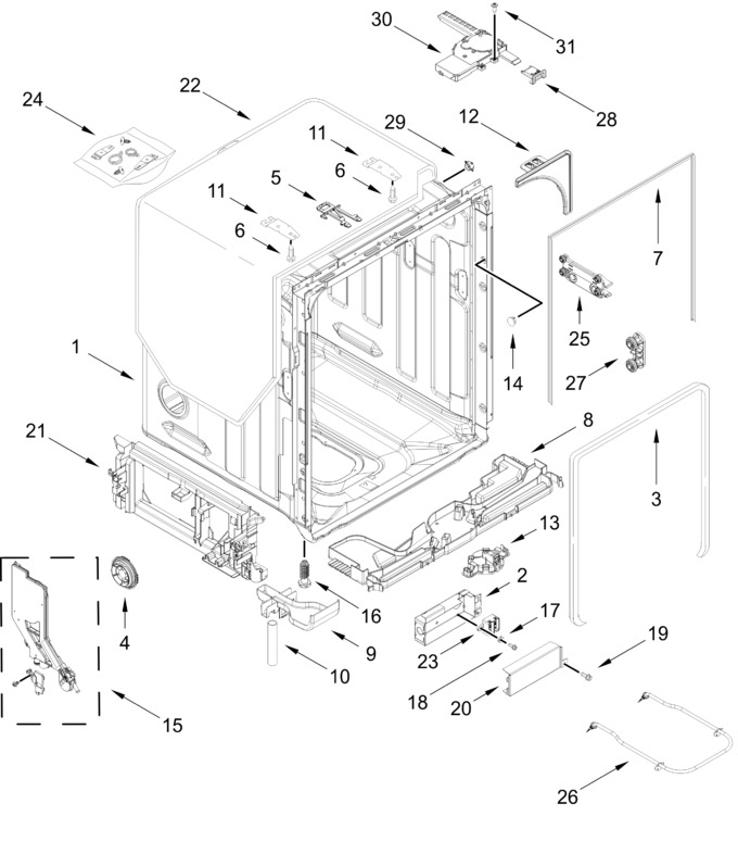 Diagram for KDPS424SPS0