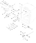 Diagram for Refrigerator Liner Parts