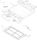 Diagram for Cooktop Parts