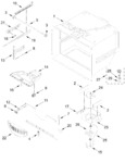 Diagram for Freezer Liner Parts