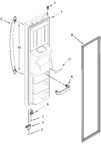 Diagram for Freezer Door Parts