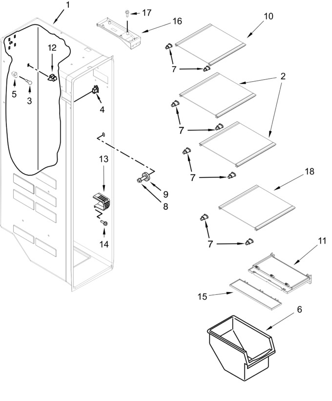 Diagram for WRS555SIHV00