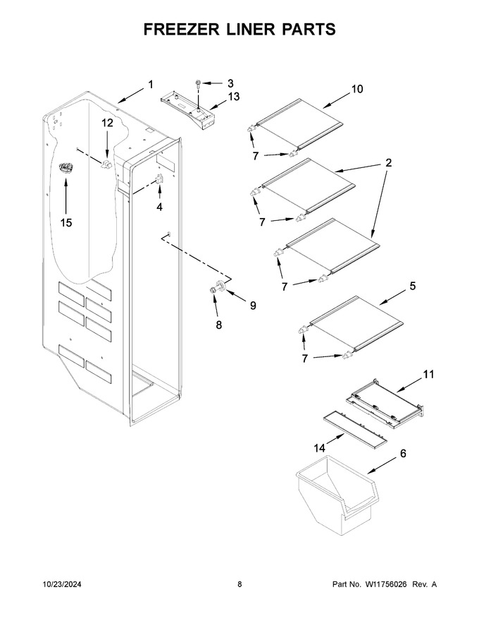 Diagram for WRS555SIHW07