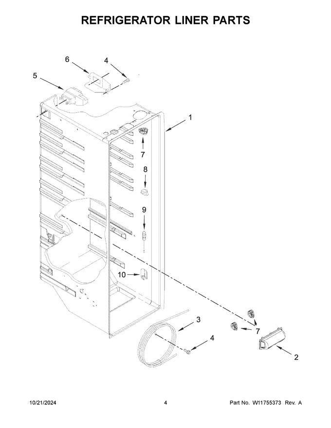 Diagram for WRS555SIHZ09