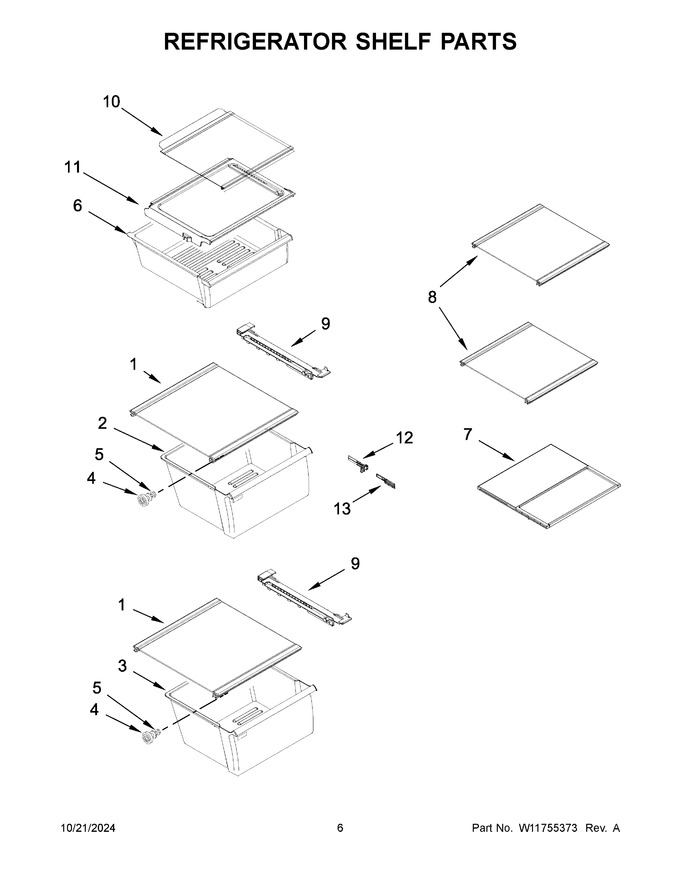 Diagram for WRS555SIHZ09